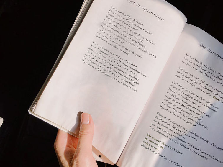 A person reading, representing written family guides